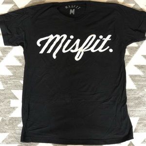 Black misfit shirt